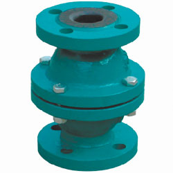 浮球式襯膠止回閥